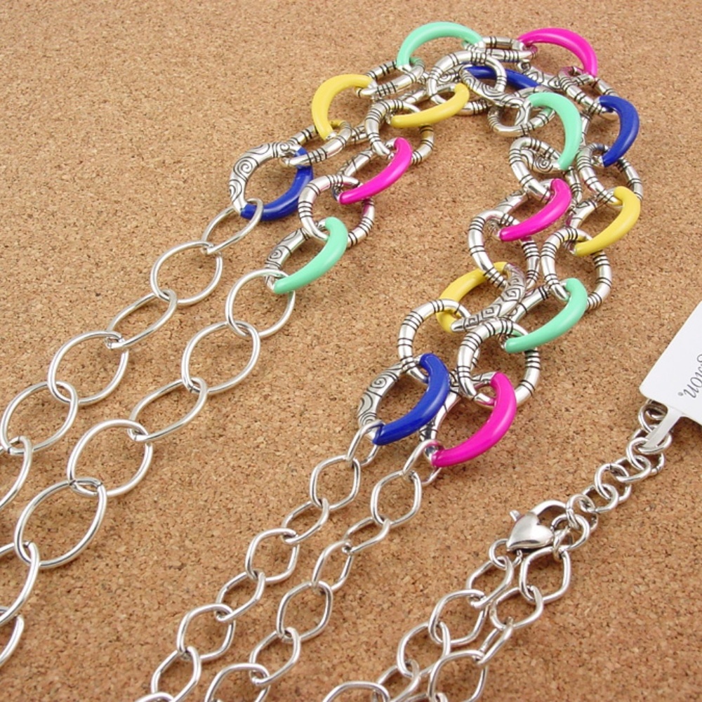 SOLD.    BRIGHTON CARAMBA LONG LINK NECKLACE ~ NEW